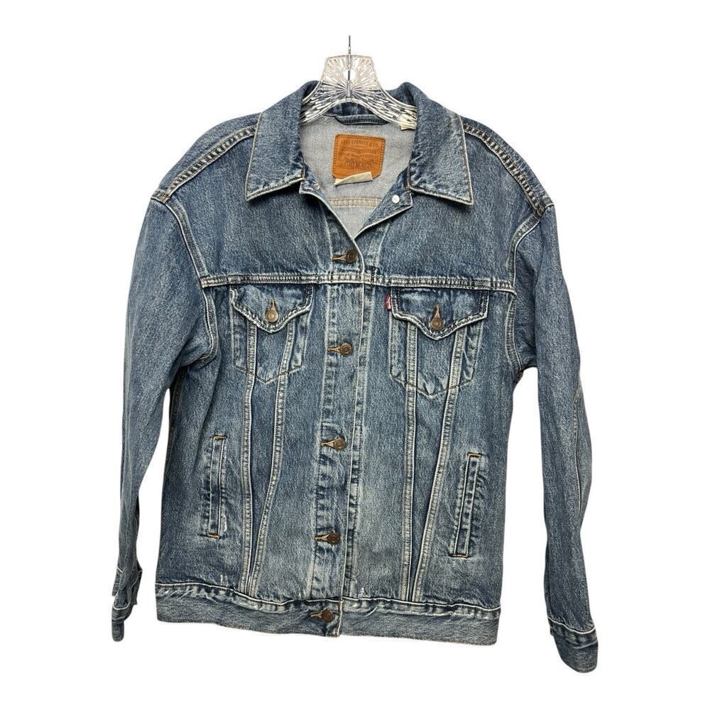 LEVI'S Men’s XS Big E Buckle Back Denim Vintage Style Trucker Jacket Premium